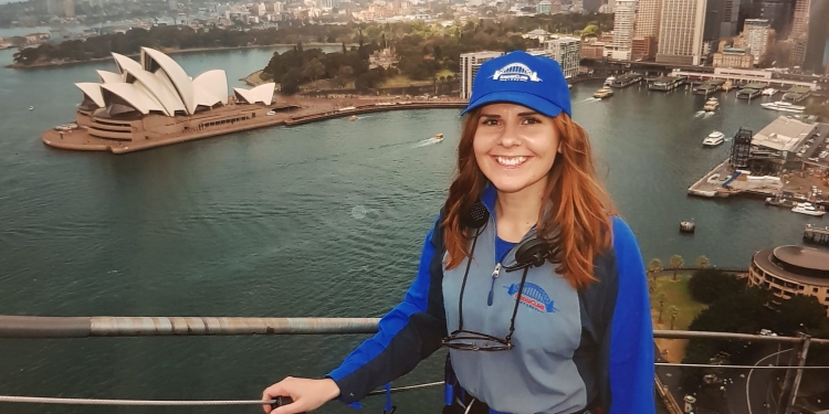 Rebecca Steele on Sydney Harbour Bridge