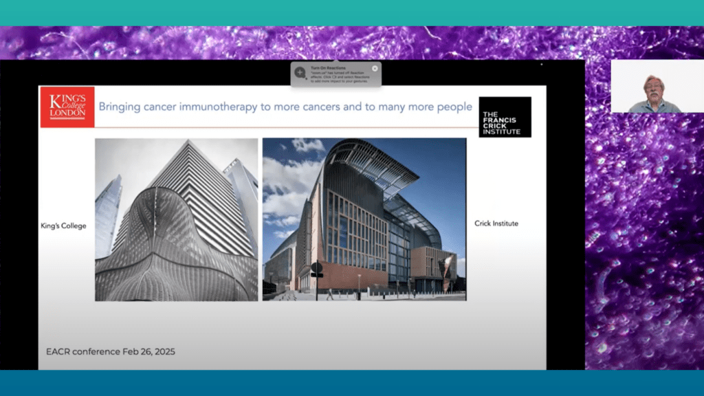 VIDEO: Adrian Hayday, ‘Bringing cancer immunotherapy to more cancers and many more people’