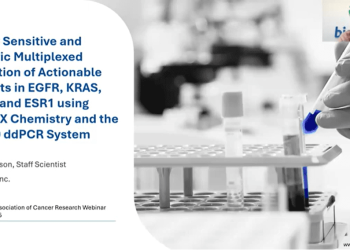 VIDEO | Highly Sensitive and Specific Multiplexed Detection of Actionable Variants in EGFR, KRAS, BRAF, and ESR1 using ddPLEX Chemistry and the QX600 Droplet Digital PCR System