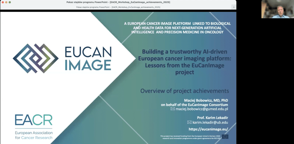 VIDEO | Building a trustworthy AI cancer imaging platform with EUCanImage