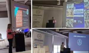 Professor Lianidou and Professor Garm Spindler delivering the plenary lectures at the congress